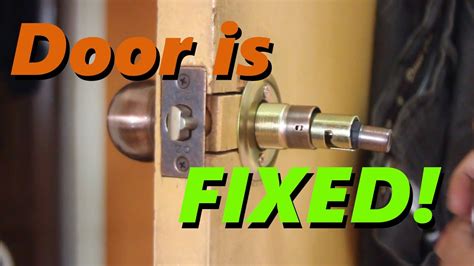 How to repair Door knob .